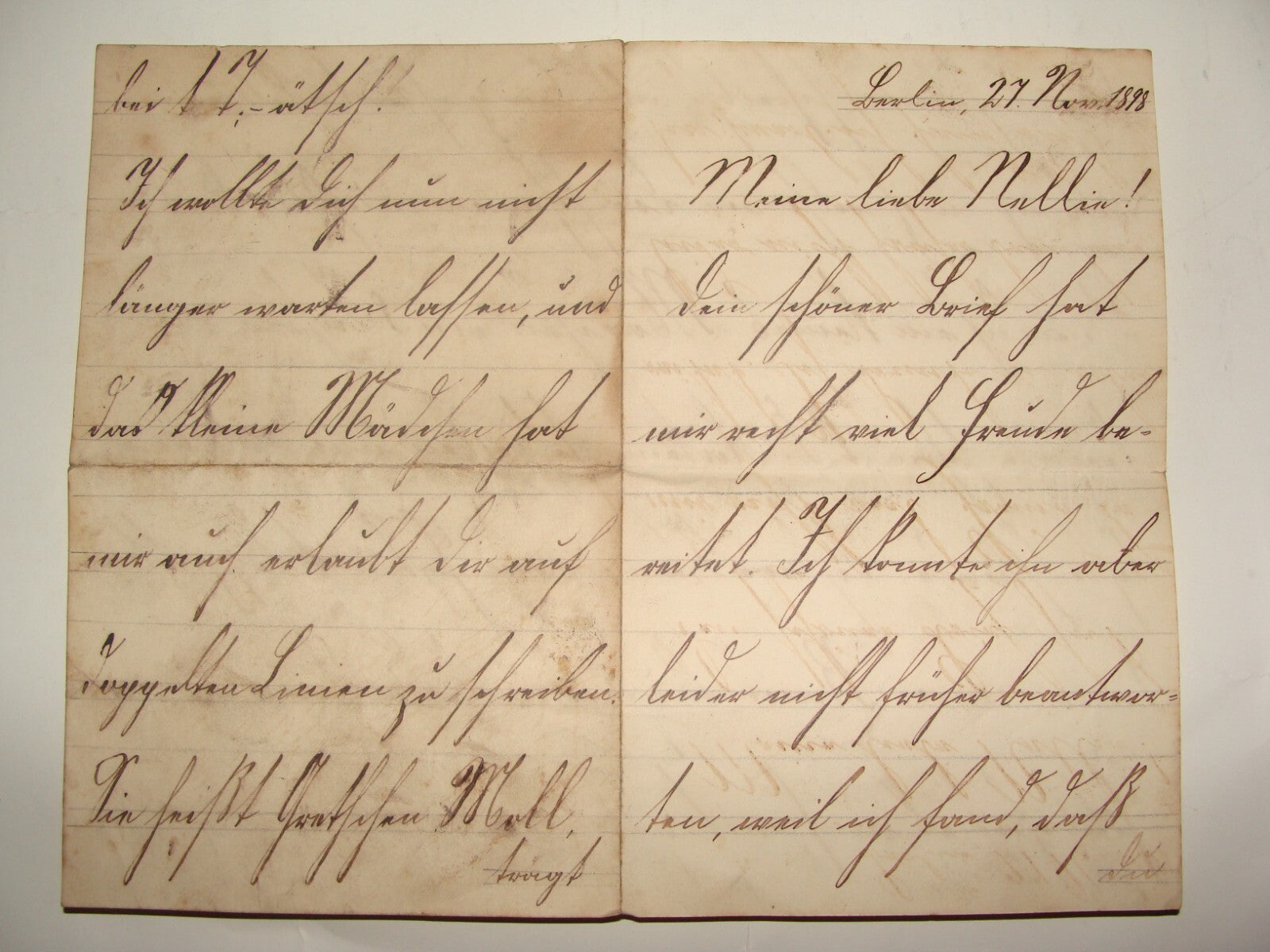 Germany Letter Jewish Judaica Antique 1898 Poland Lublin ? German ? Handwritten