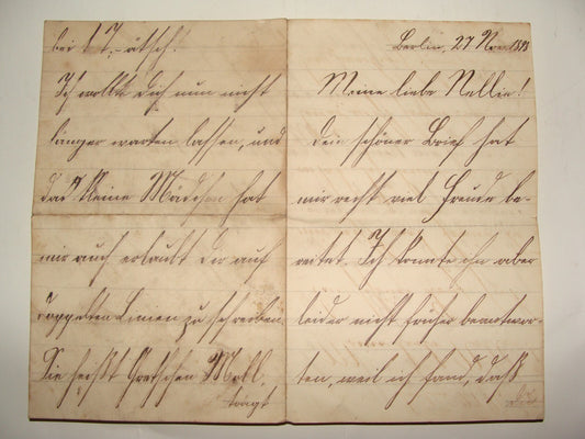 Germany Letter Jewish Judaica Antique 1898 Poland Lublin ? German ? Handwritten