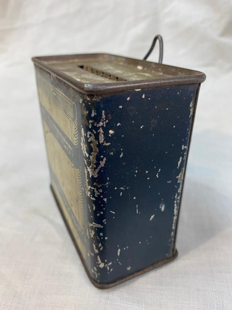 RARE Judaica Palestine Israel 1930s Jewish Agency Charity Box Hebrew Religious