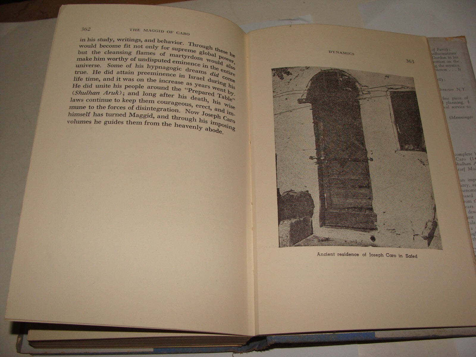 Book Jewish Judaica 1949 Rabbi JOSEPH CARO MAGGID Kabbalah By HIRSCH LEIB GORDON