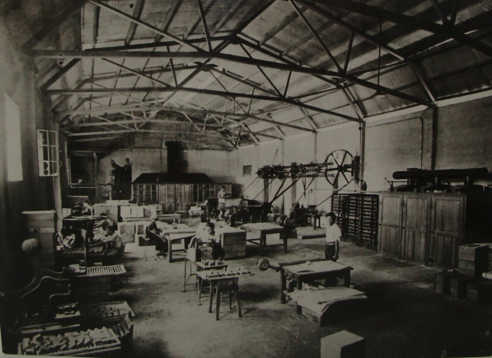 Photo Print, 1925 Palestine Israel Israeli Hebrew HAIFA SHEMEN Factory Company