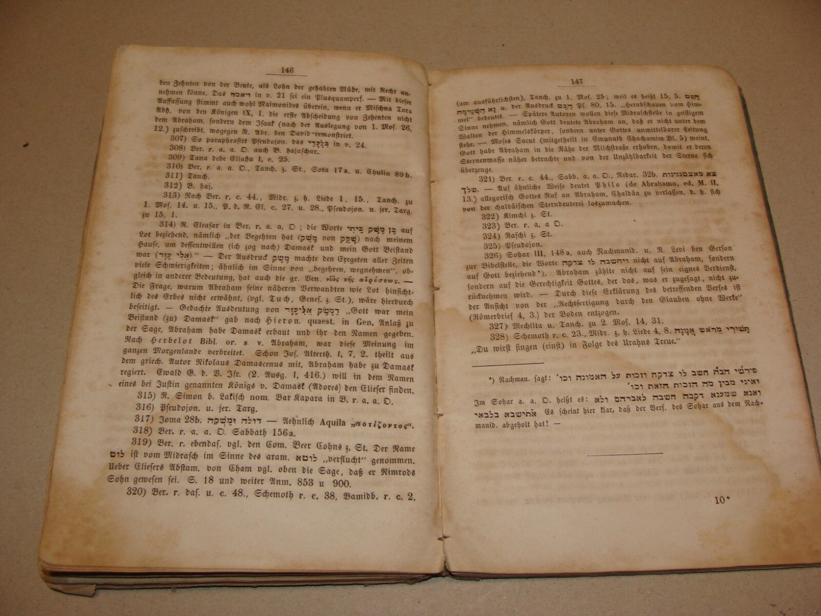 Germany Book Jewish Judaica 1859 German Leipzig Bible Biblical Abraham History