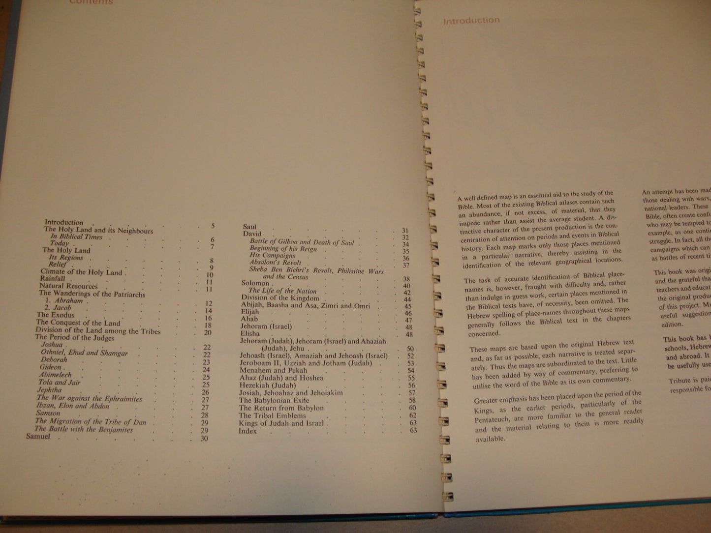 Jewish Judaica 1977 JOURNEYS OF THE CHILDREN OF ISRAEL Book Map Bible Guide
