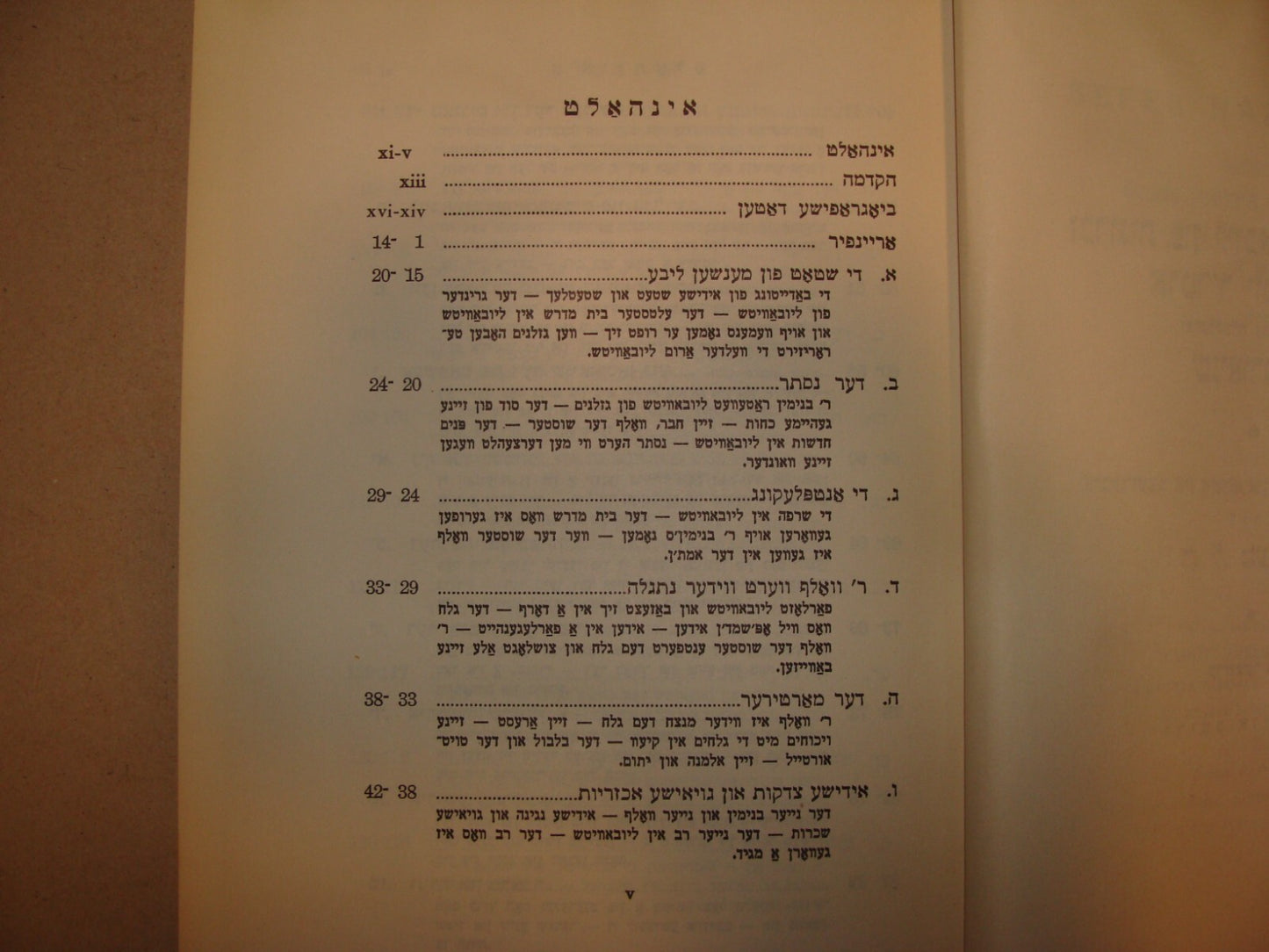 Book Jewish Judaica 1955 Lubavitch Chabad Rabbi Schneersohn Yiddish Memories