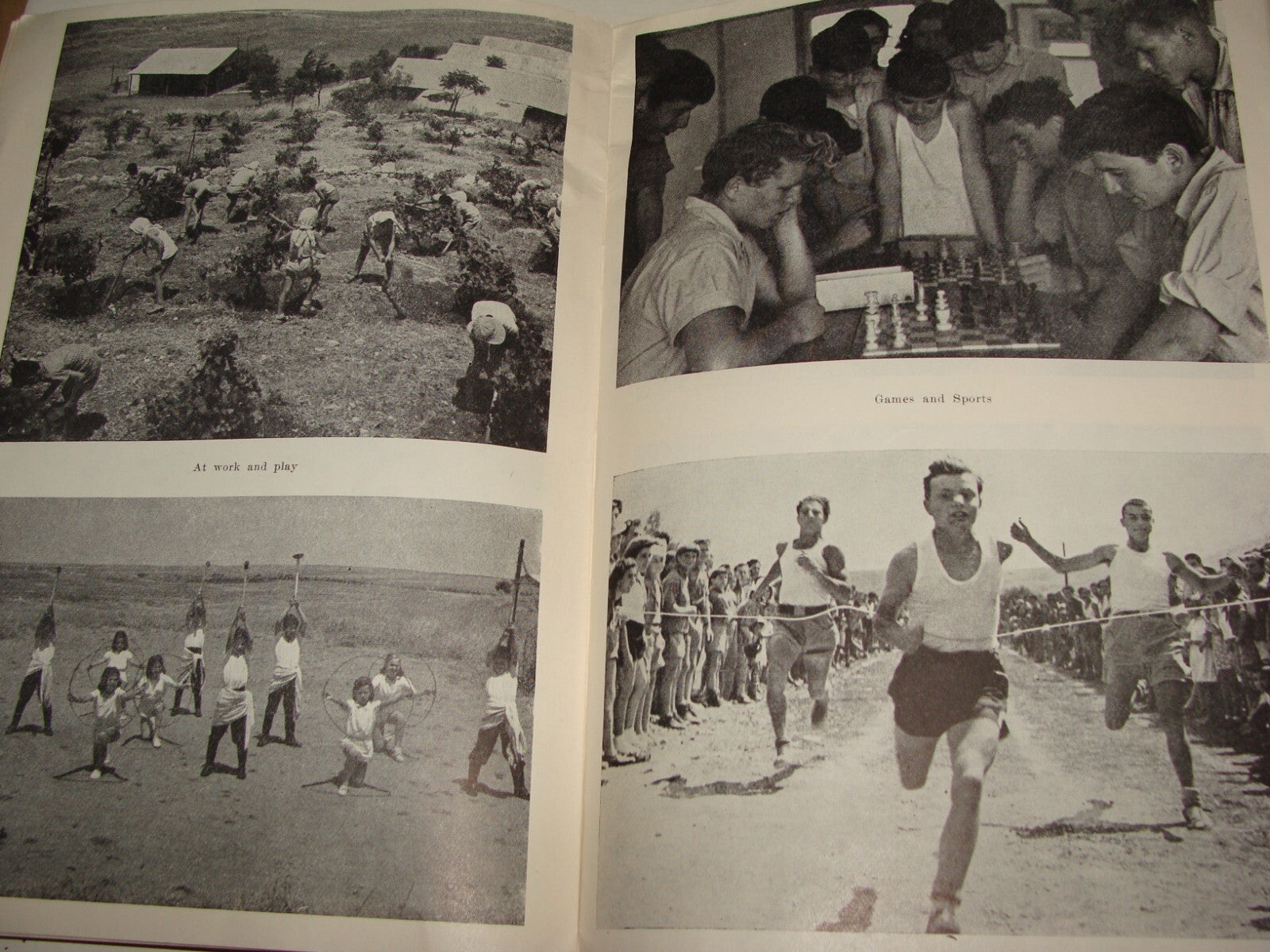 Book Jewish Judaica 1961 Israel Israeli KIBBUTZ COLLECTIVE EDUCATION Zionism