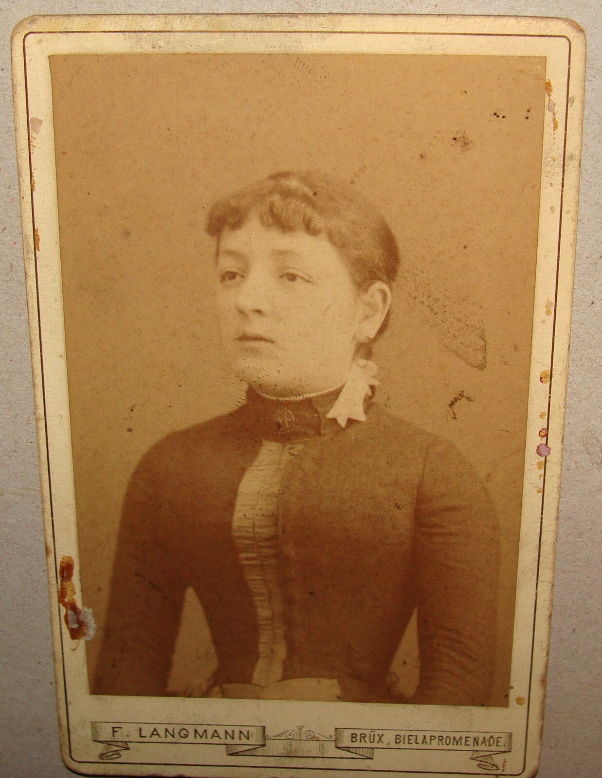 Germany Photo Jewish Judaica Antique Czech   Austria CDV Cabinet LANGMANN x3