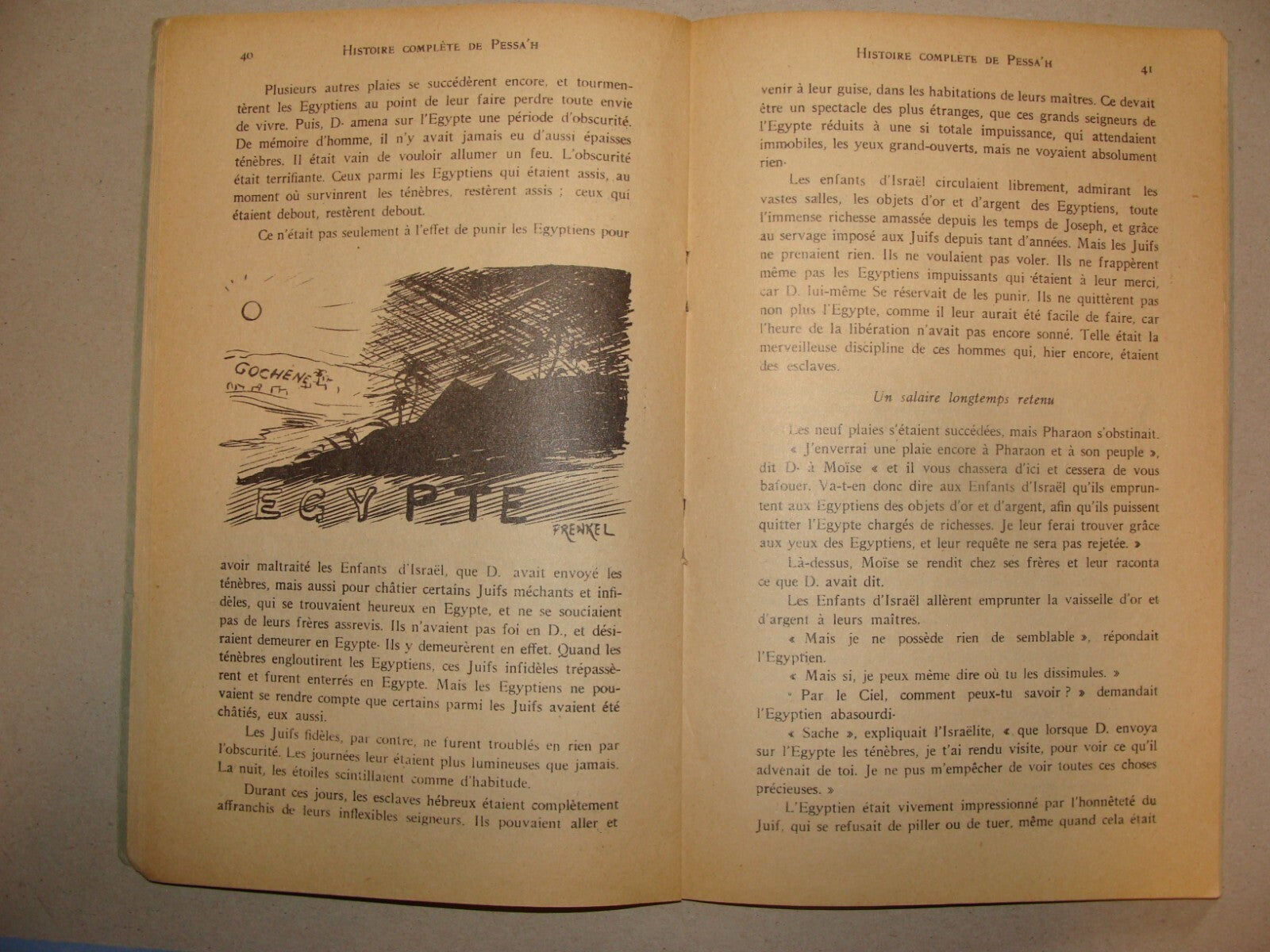 Book Jewish Judaica 1955 French France PASSOVER Chabad Lubavitch Rabbi History