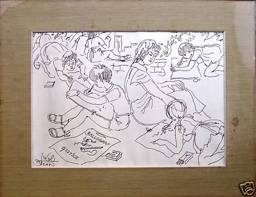 illustration yossi stern bezalel art israel judaica