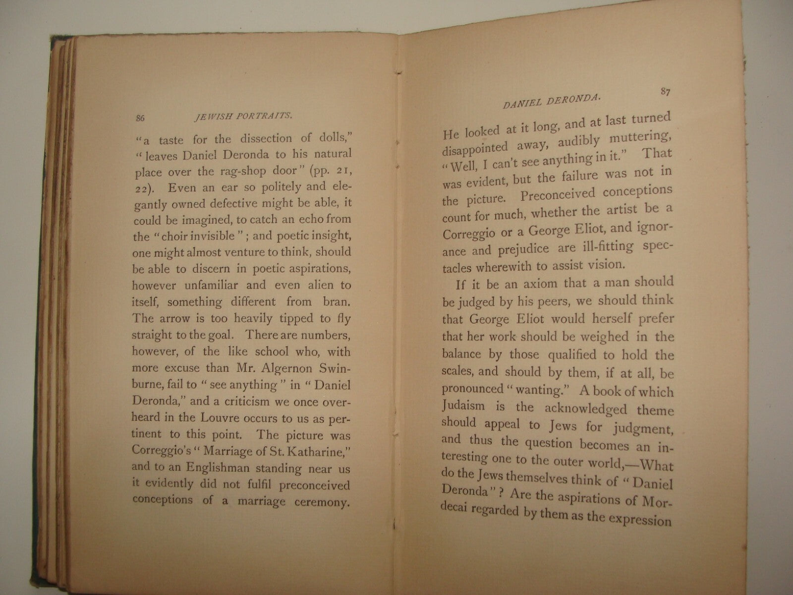 Ad Jewish Judaica Antique 1888 Portraits By Lady Magnus London History 1st