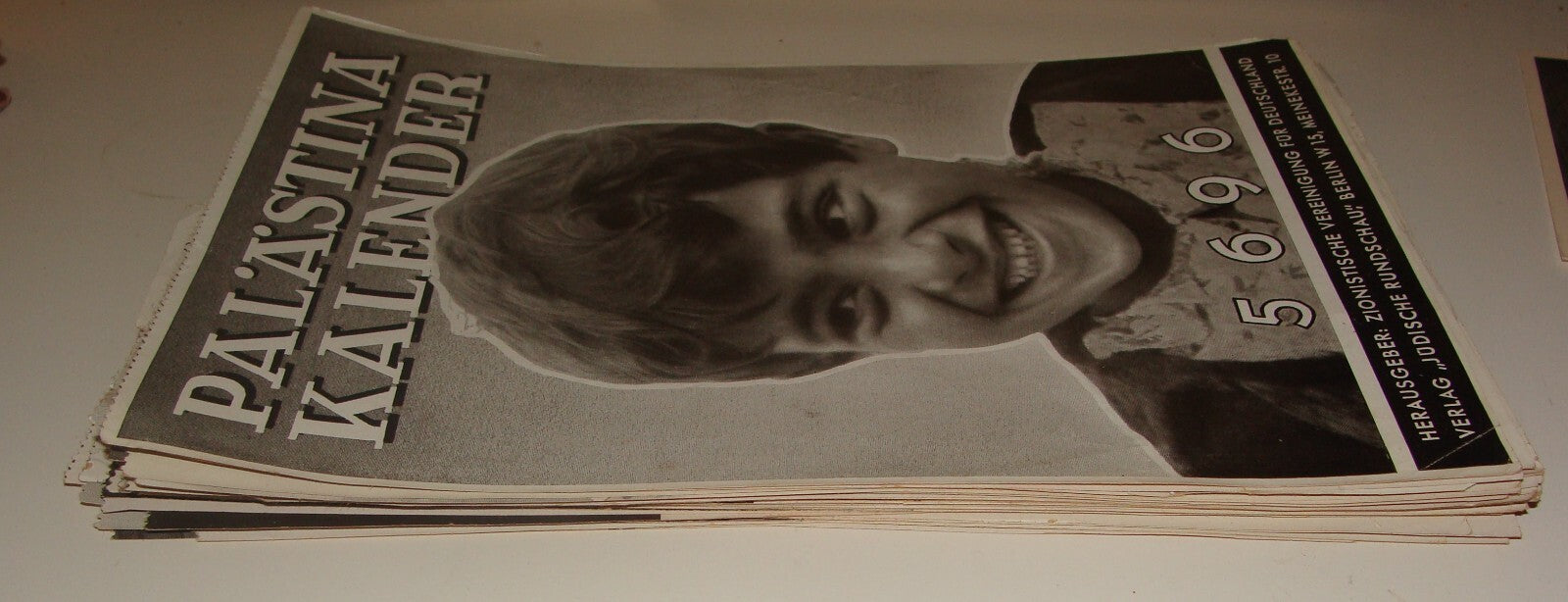 Germany RARE Jewish Judaica 1935-6 German   Palestine Israel Calendar Zionist