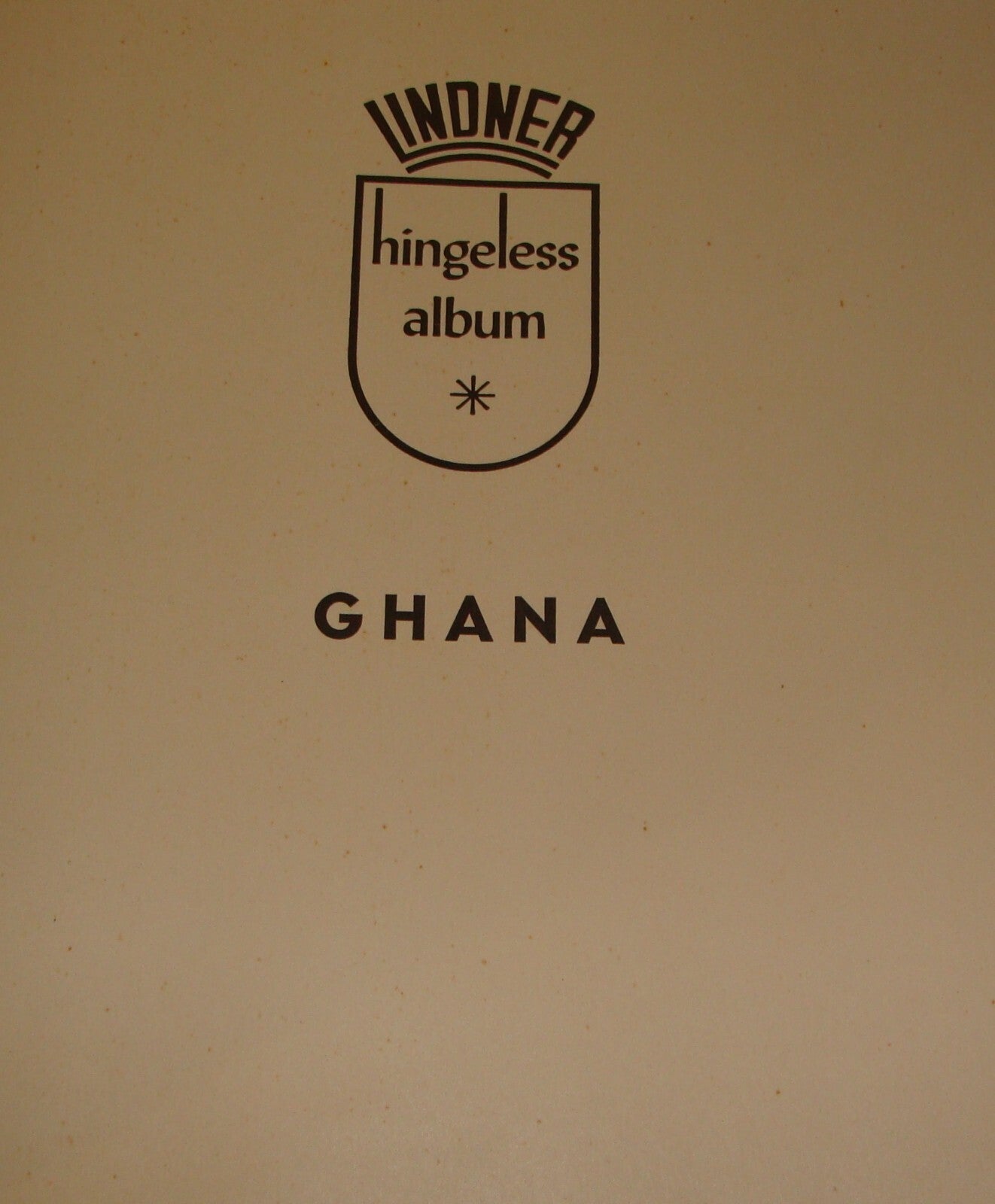 1957 - 1958 GHANA Stamp Album Lindner Hingleless