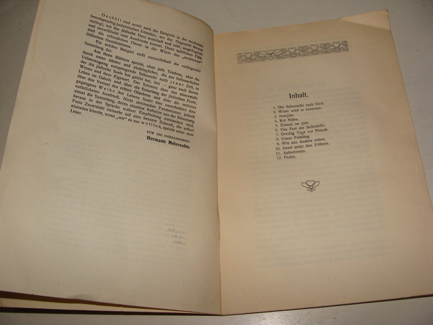 Germany Book Jewish 1914 German Judaica Czernowitz Leon Kellner Judaism