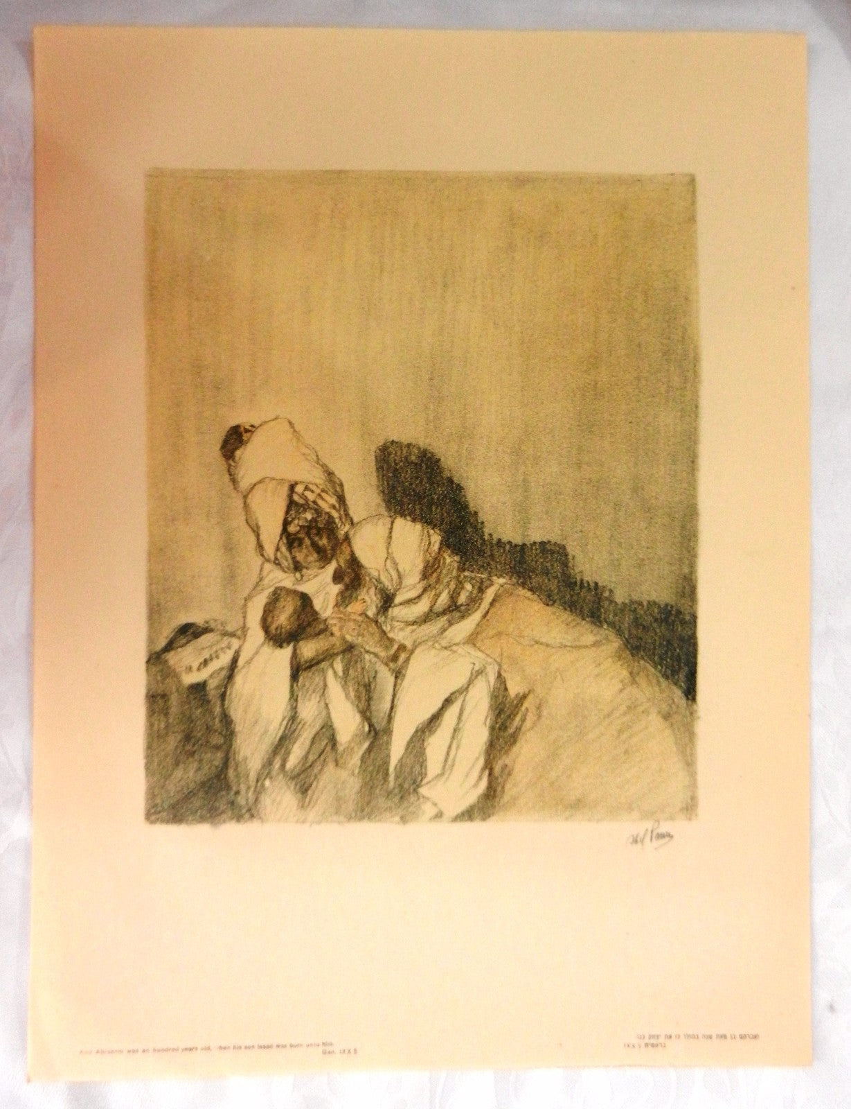 $ 1930 Palestine ABEL PANN Bezalel ART PORTFOLIO Biblical 12 LITHOGRAPHS Judaica