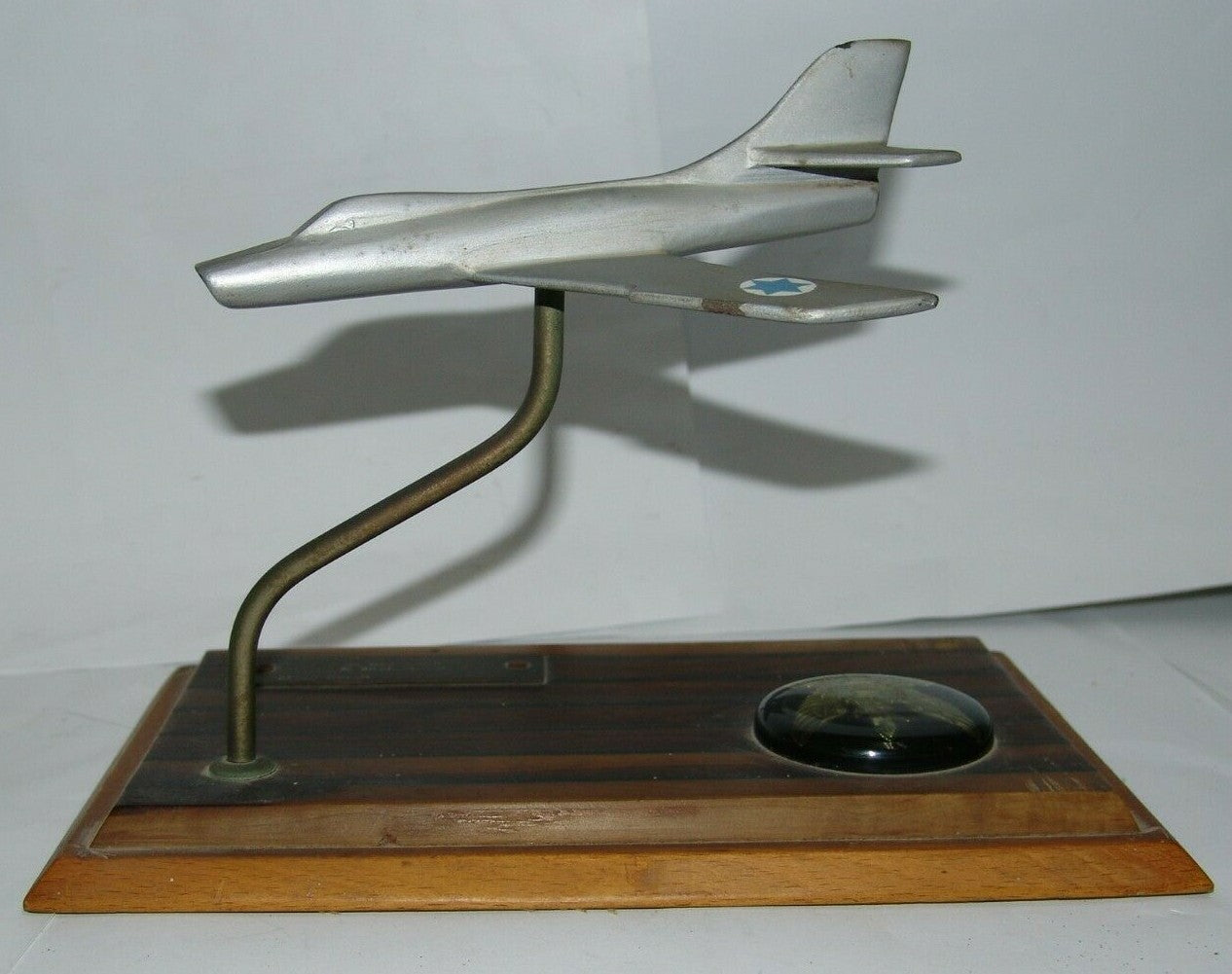 Jewish Judaica israel israeli Air Force Mamram IDF prize plane statue 1963 ממרם