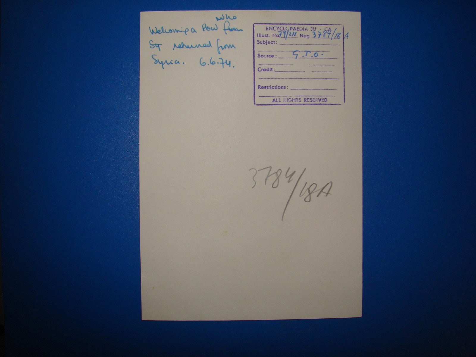 Israel Army 1974 Yom Kippur IDF Soldiers Syria Prisoners of War Return Photos