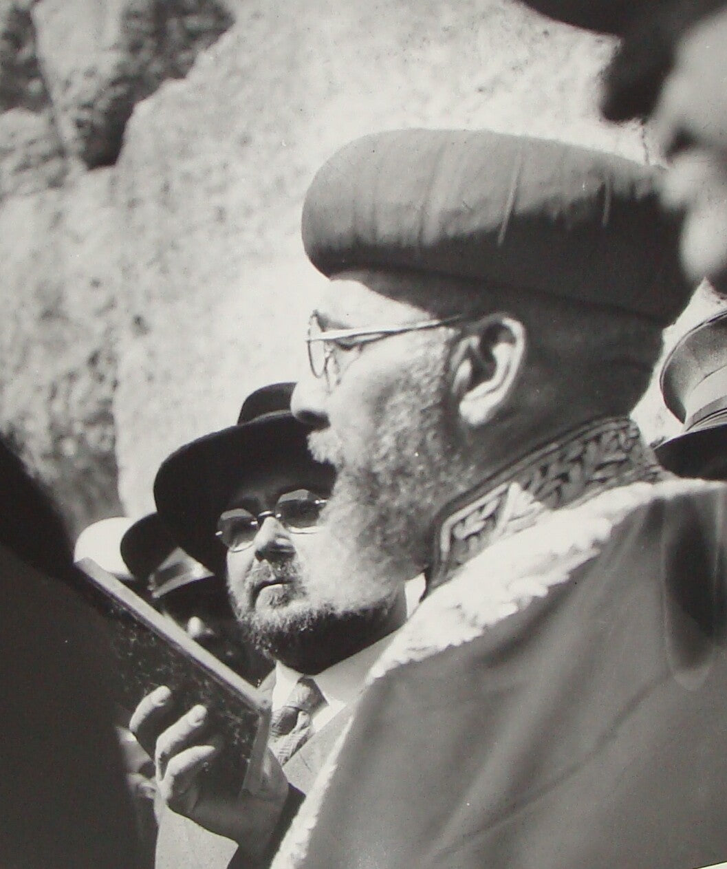 Photo Print, Jewish Judaica Palestine Jerusalem 1939 Rabbi Uziel Wailing Wall