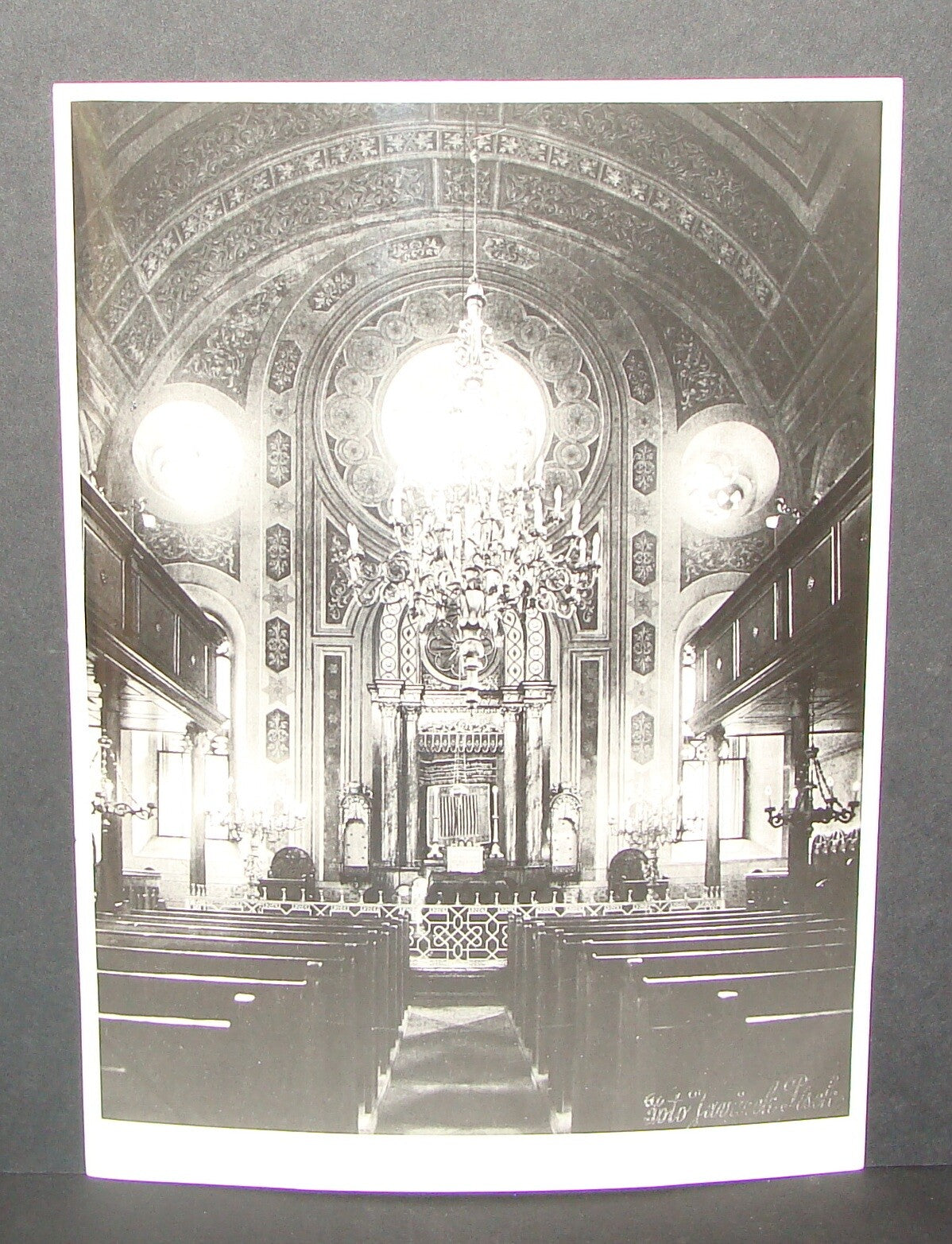 Photo Print, Judaica Jewish Synagogue Czech Czechoslovakia Pisek 1930s