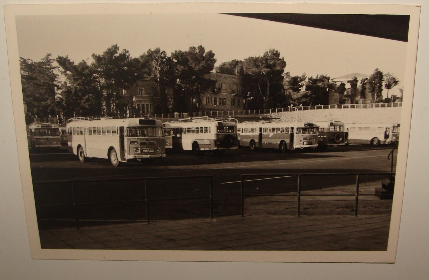 Photo Jewish Bu Judaica Israel Israeli EGGED Company Station x2 Jerusalem