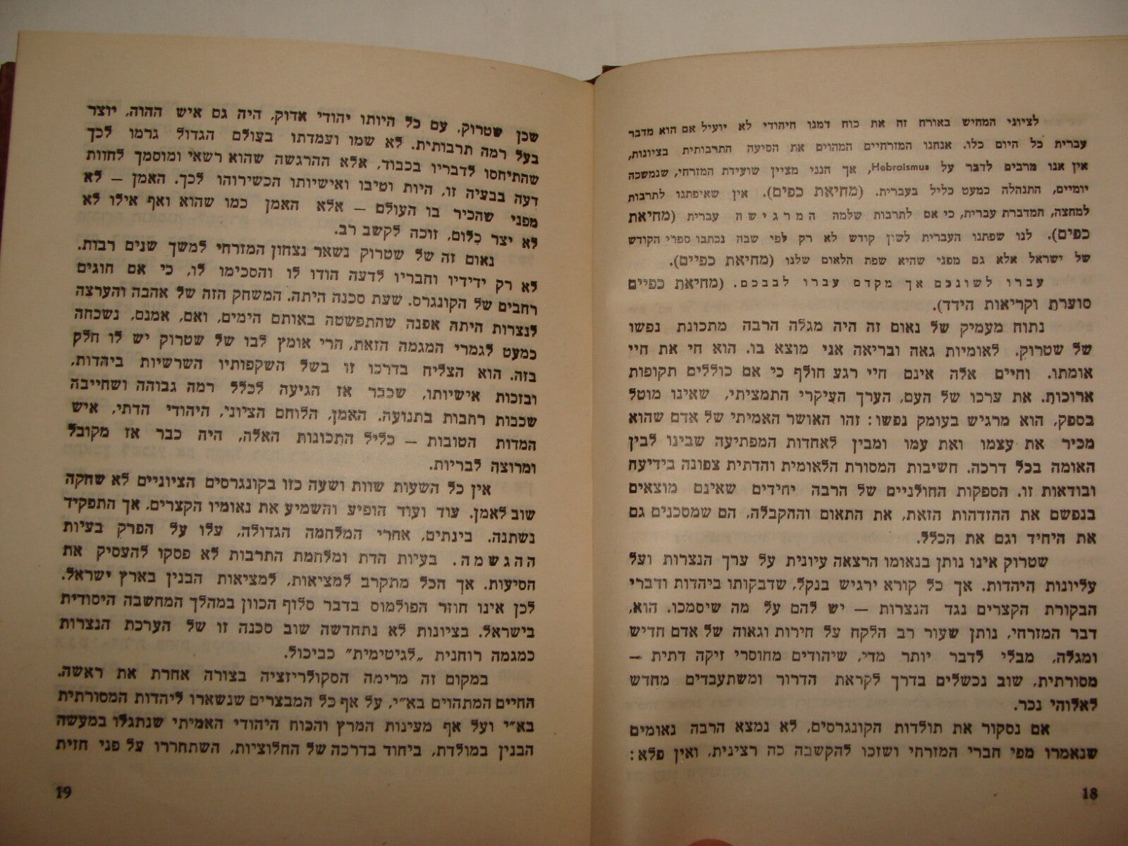 Book Jewish Judaica 1945 German HERMANN STRUCK Painter Art History Hebrew