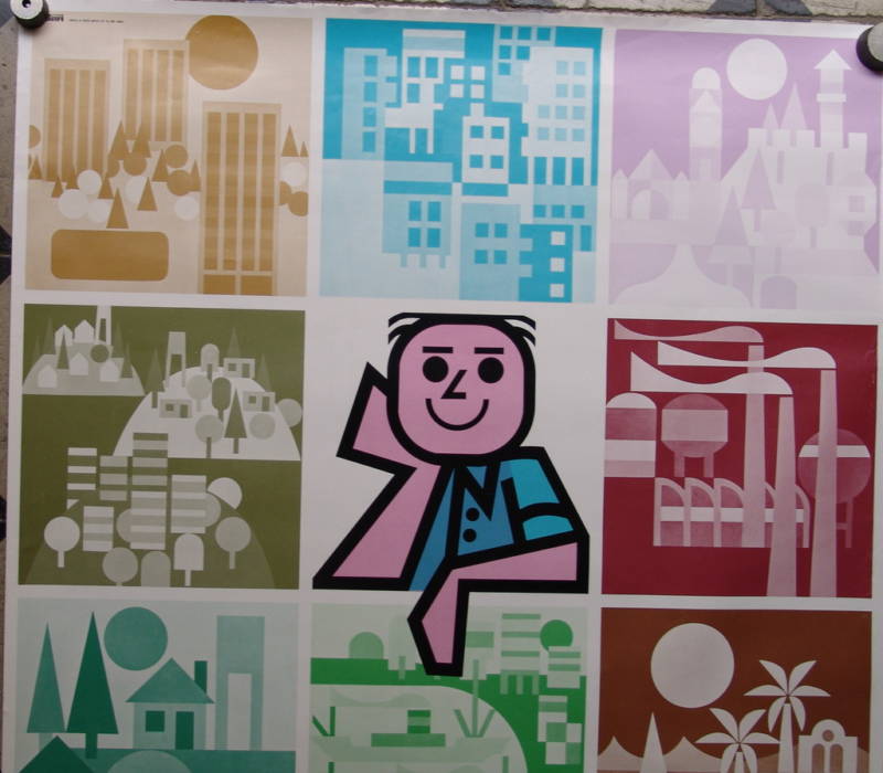 poster Jewish Judaica "There's a Place for You in Israel