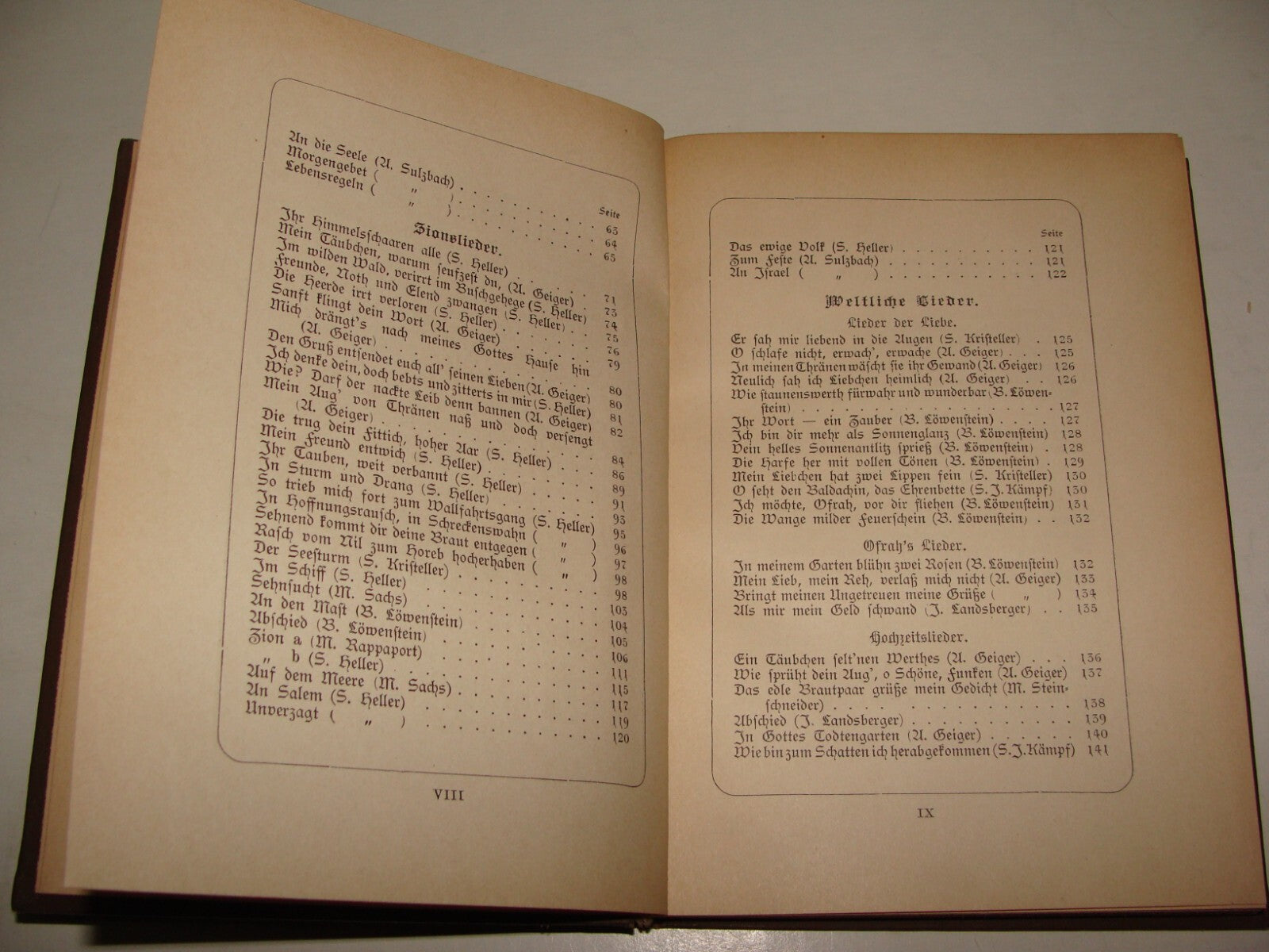 Germany Book Judaica Judaica 1893 German Berlin Jehuda Halevi Divan History