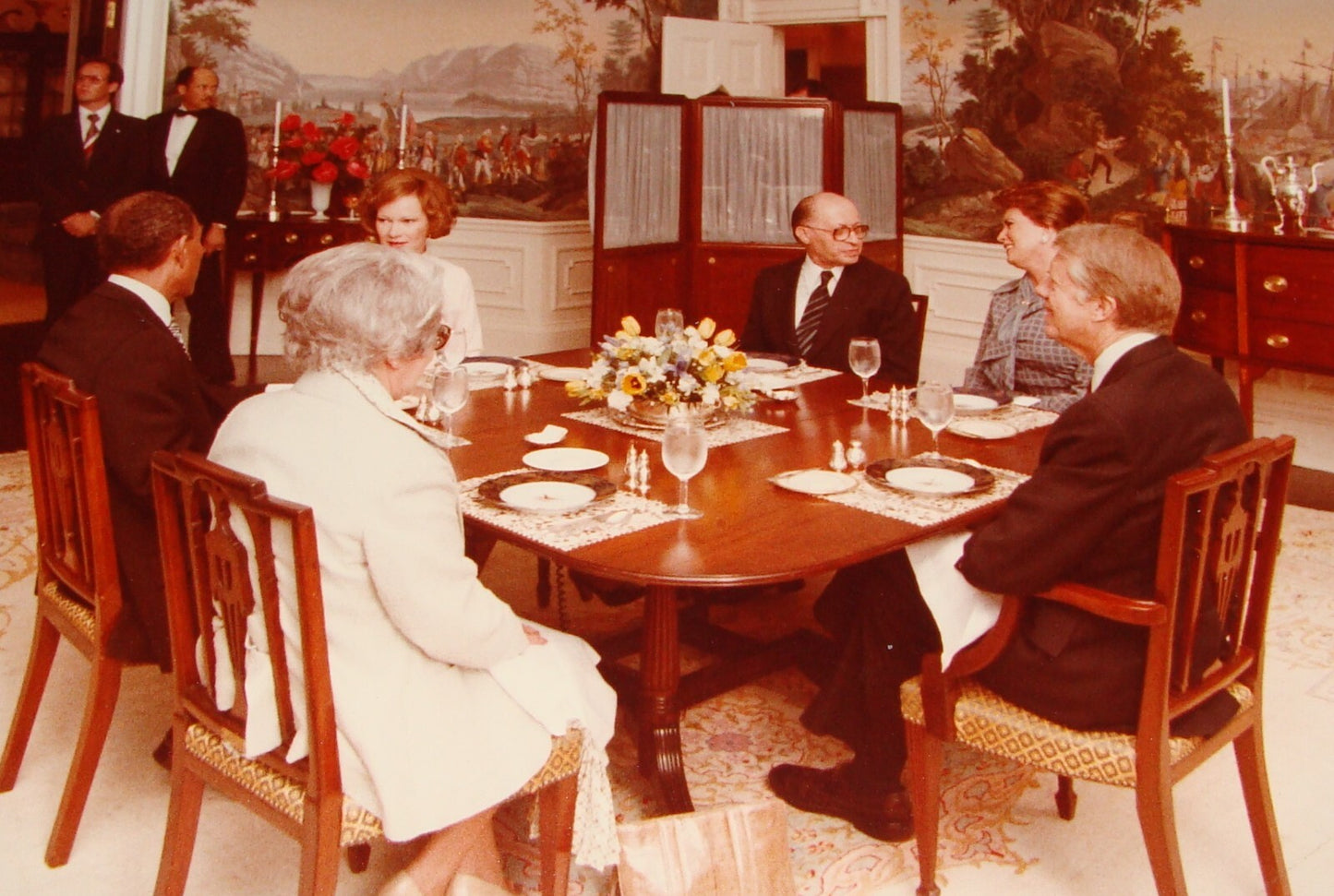 Pol Photo Israel Ad President Jimmy Carter Prime Minister Begin Egypt Sadat Peac