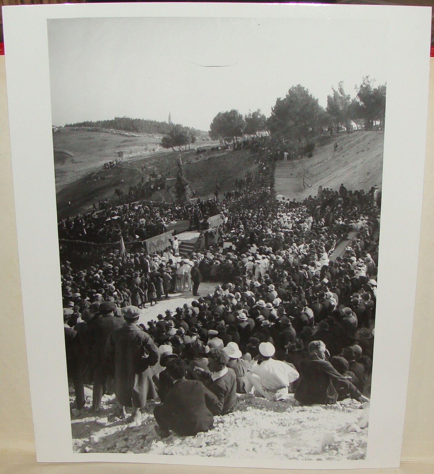 Photo Print, Palestine Israel Jerusalem Hebrew University Opening 1925 MATSON