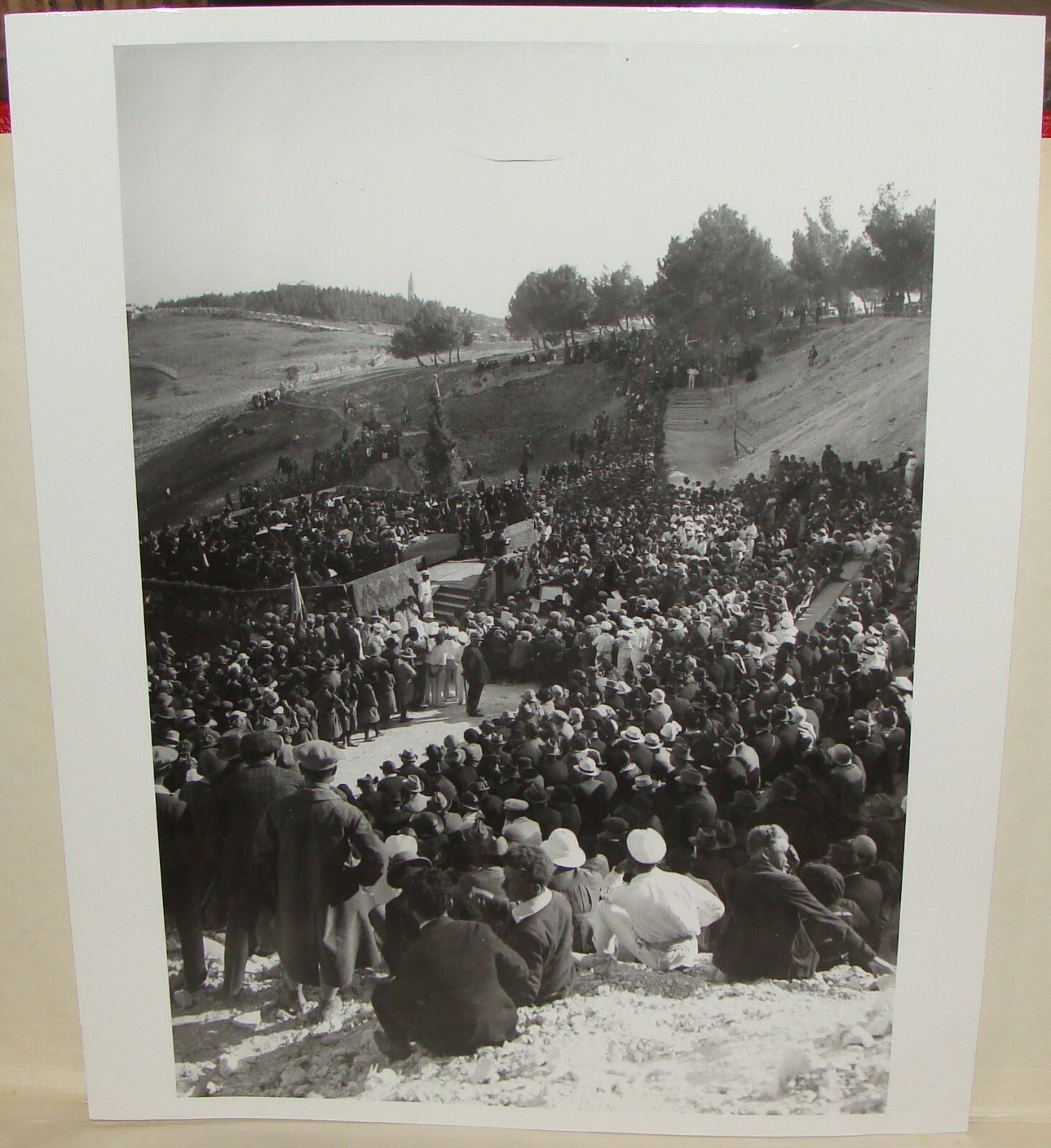 Photo Print, Palestine Israel Jerusalem Hebrew University Opening 1925 MATSON