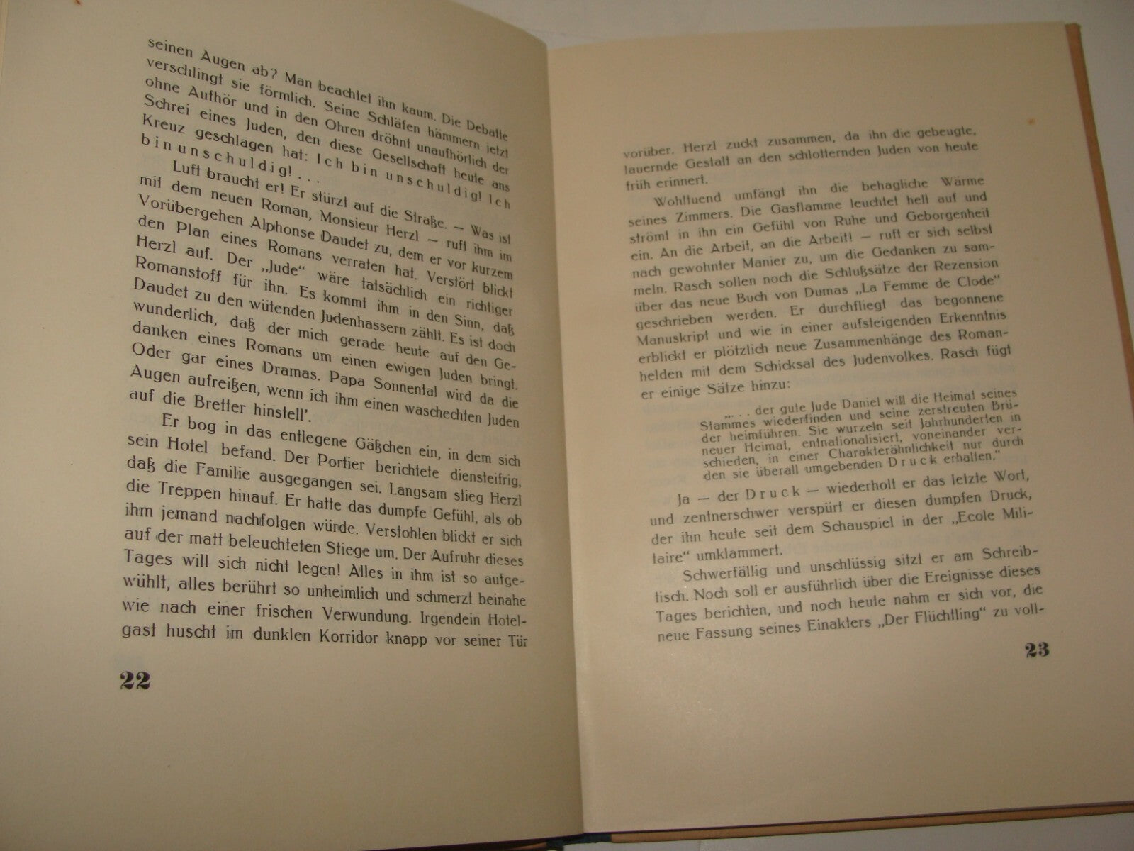 Book Jewish Judaica 1934 Wien HERZL German History Zionism Photos