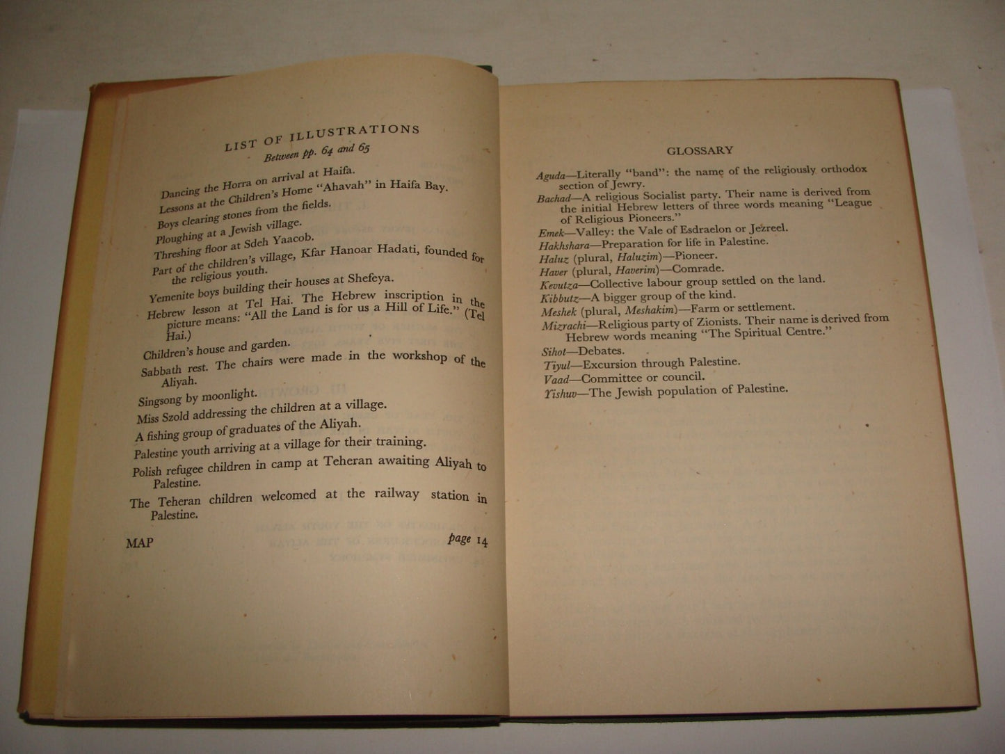 Book Jewish Zionism 1944 YOUTH COMES HOME Palestine Israel Immigration Pioneers