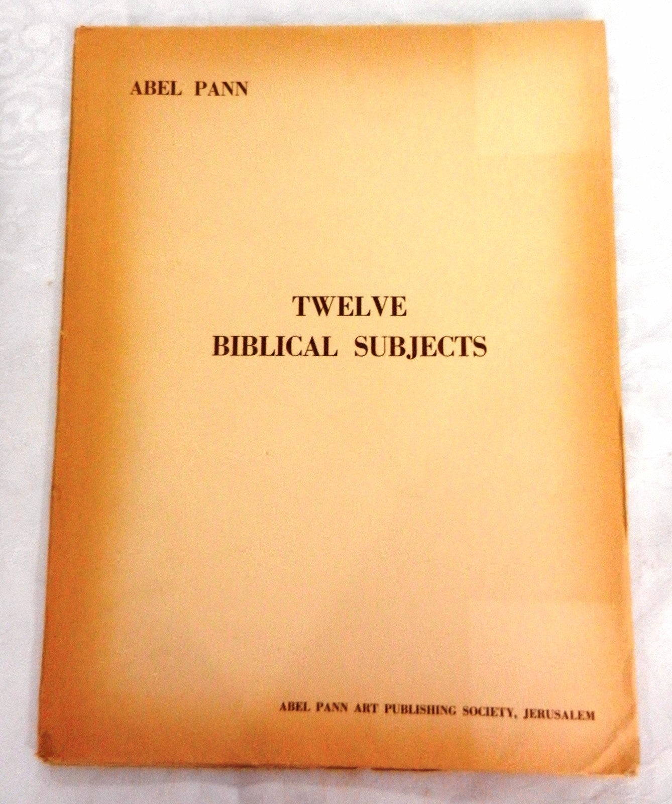 $ 1930 Palestine ABEL PANN Bezalel ART PORTFOLIO Biblical 12 LITHOGRAPHS Judaica