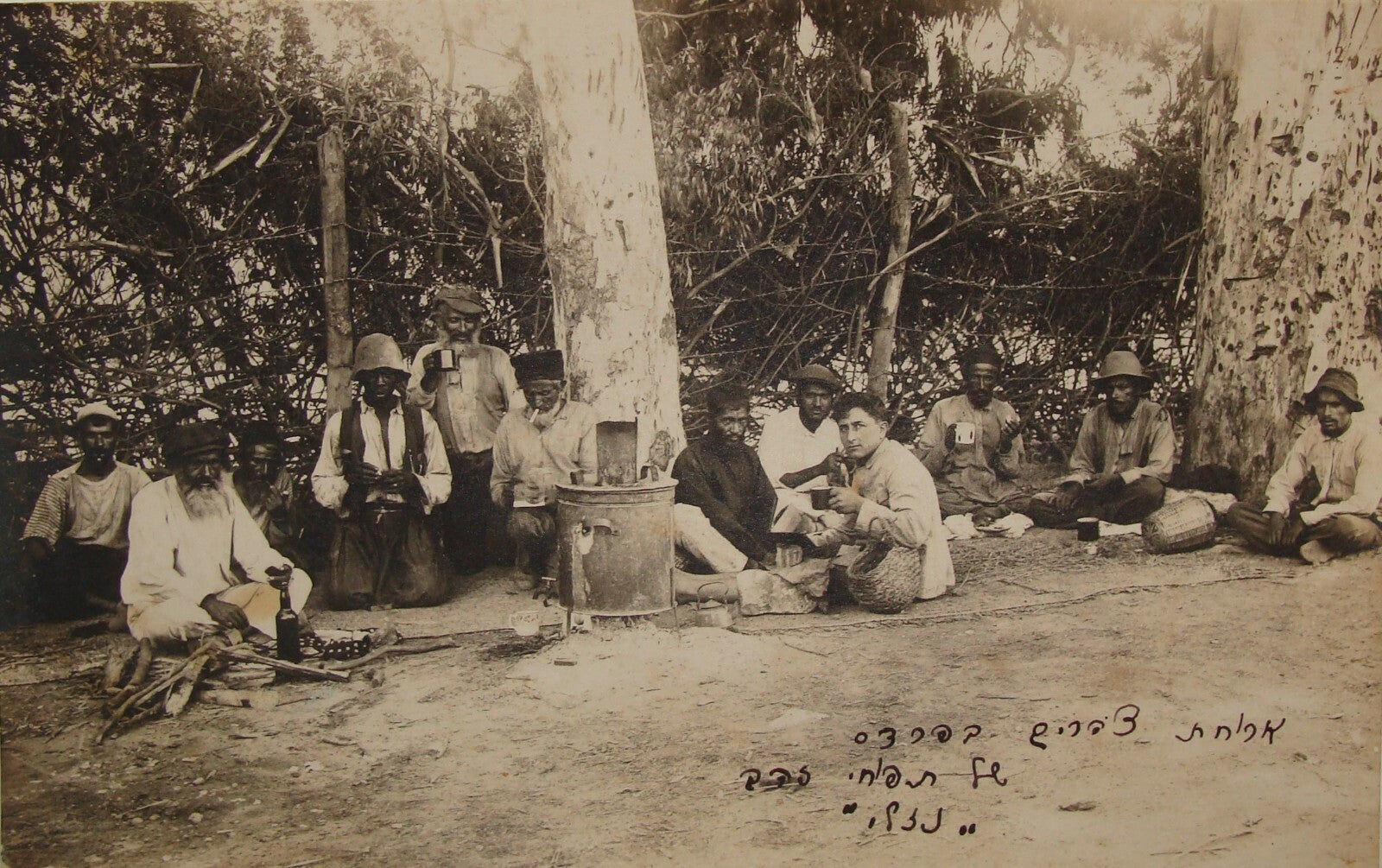 Photo Palestine Judaica Jewish Israel Zionist 1920s Zichron Yaakov Hebrew X4 LOT