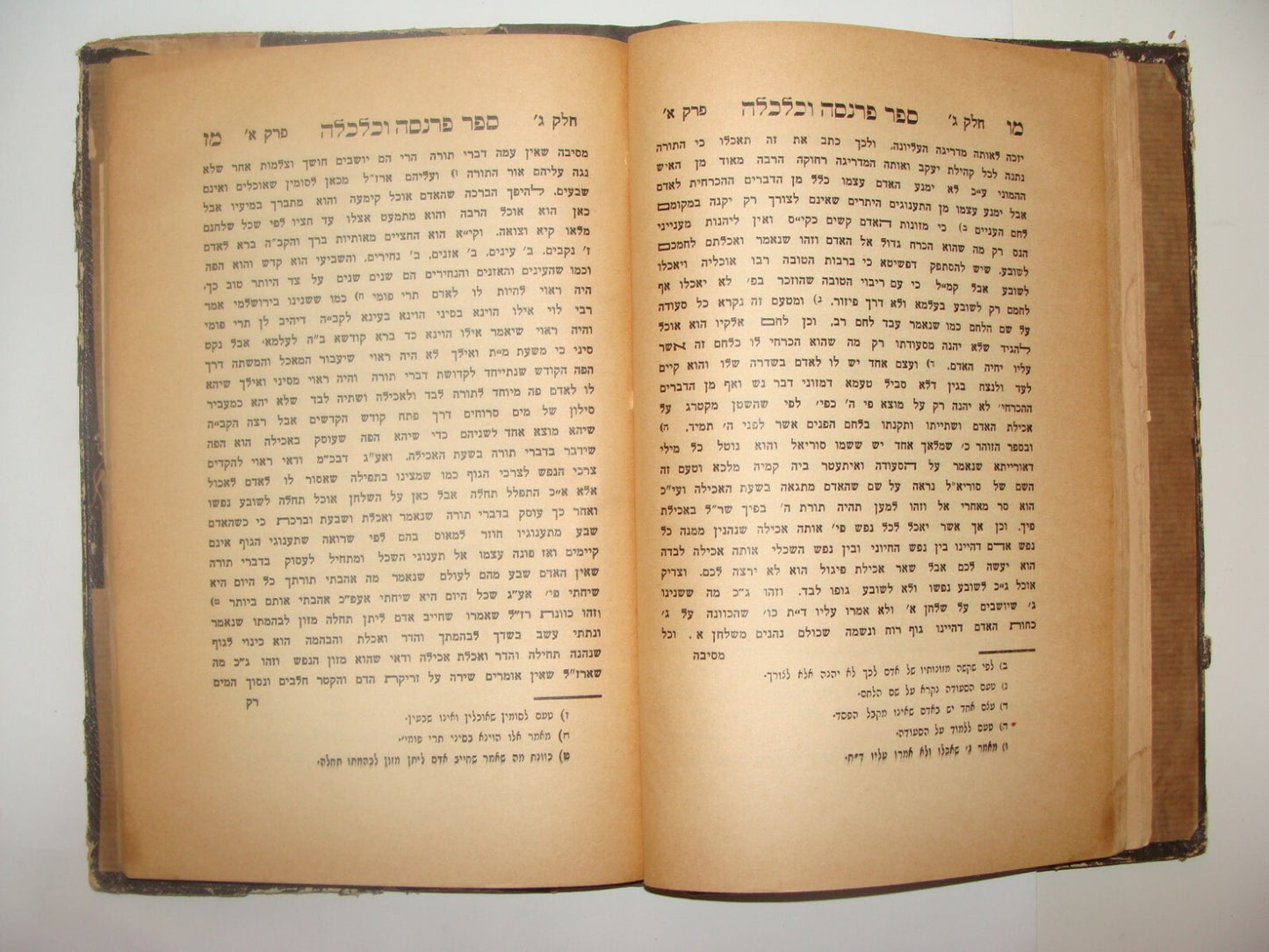 Book Jewish Judaica Rabbi Sefer Hachaim Jerusalem 1939 המהר"ל מפראג ספר החיים