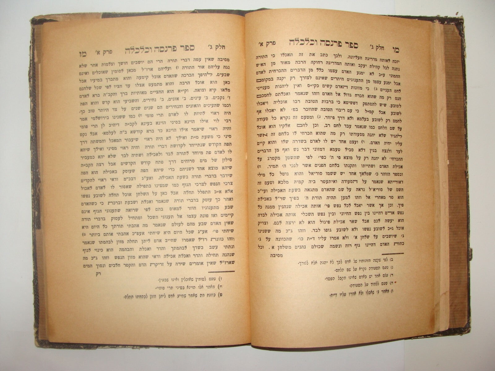 Book Jewish Judaica Rabbi Sefer Hachaim Jerusalem 1939 המהר"ל מפראג ספר החיים