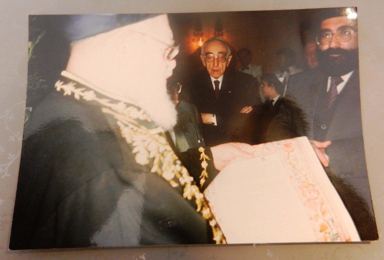 Photo Jewish Ad judaica rabbi ovadia yosef ? mordechai eliyahu ? sephardic date