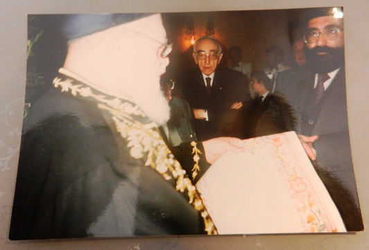 Photo Jewish Ad judaica rabbi ovadia yosef ? mordechai eliyahu ? sephardic date