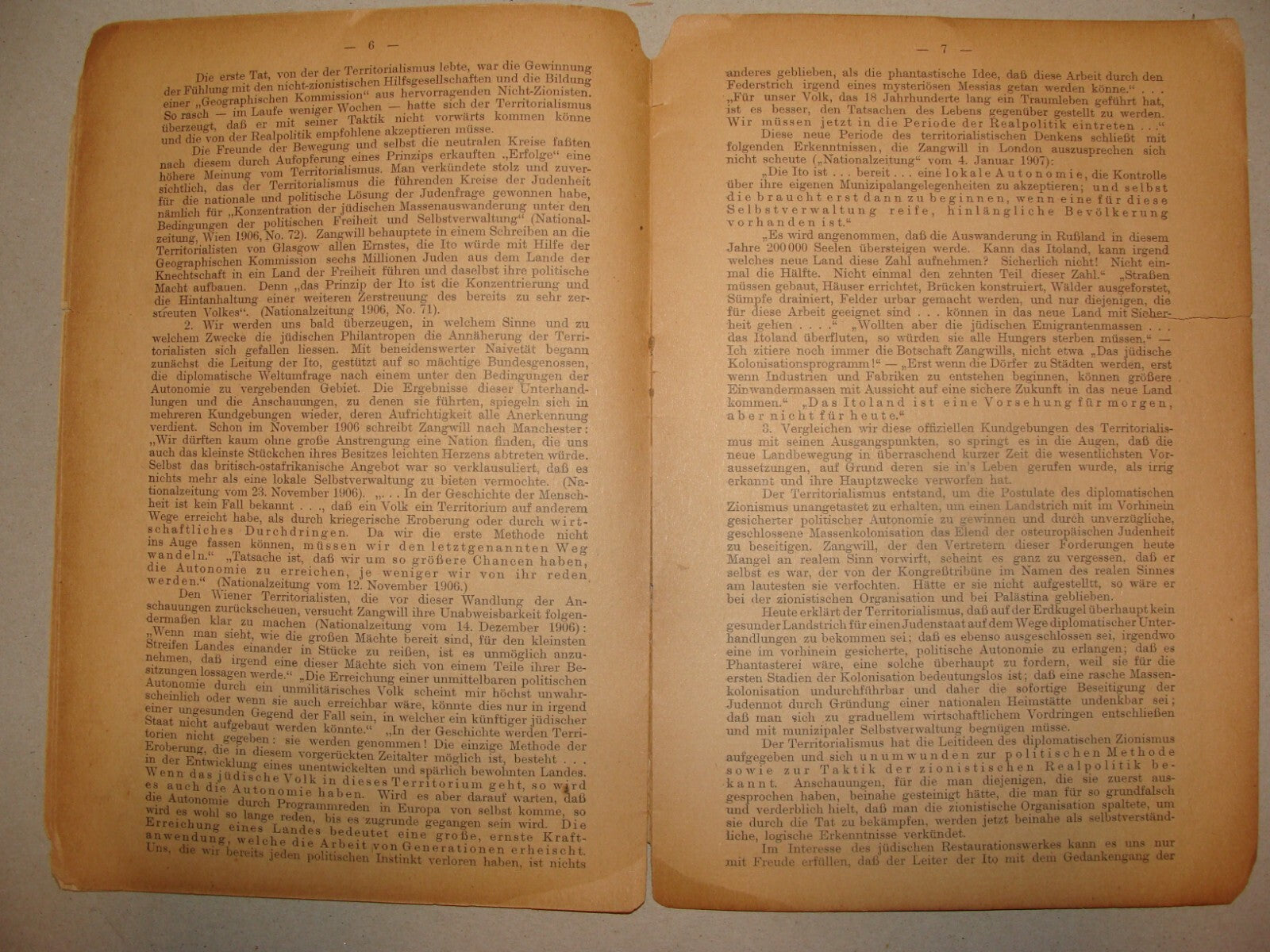 Germany Book Jewish 1907 German   Zionist Zionism Alfred Nossig Palestine Israel