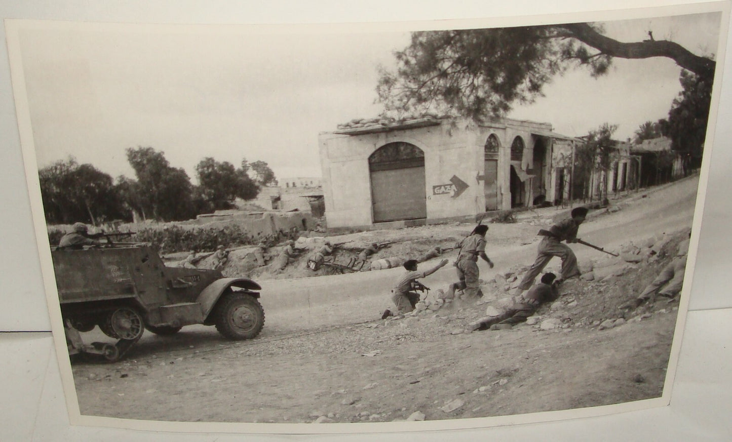 Photo Print Jewish Israel Army Israeli Military 1948 Independence War Beersheba