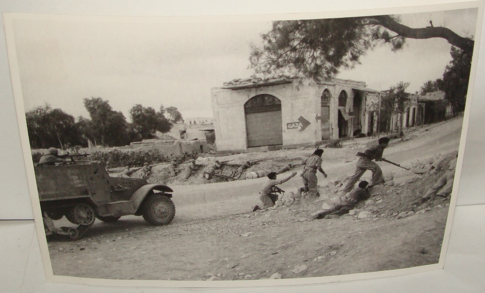 Photo Print Jewish Israel Army Israeli Military 1948 Independence War Beersheba