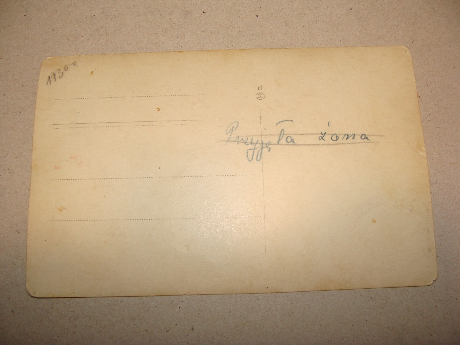 Photo Jewish Card Judaica 1930s Poland Hebrew Zionist School Kids Children