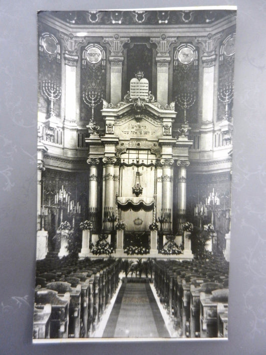 Photo Jewish judaica antique italy rome synagogue sefer torah tempio bible rabbi