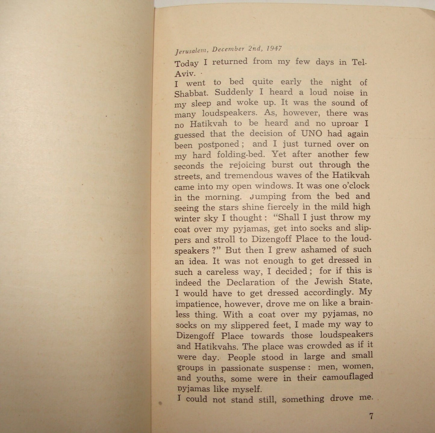 Israel Army Jewish Judaica Israeli Hebrew 1950 JERUSALEM WAR DIARY Independence