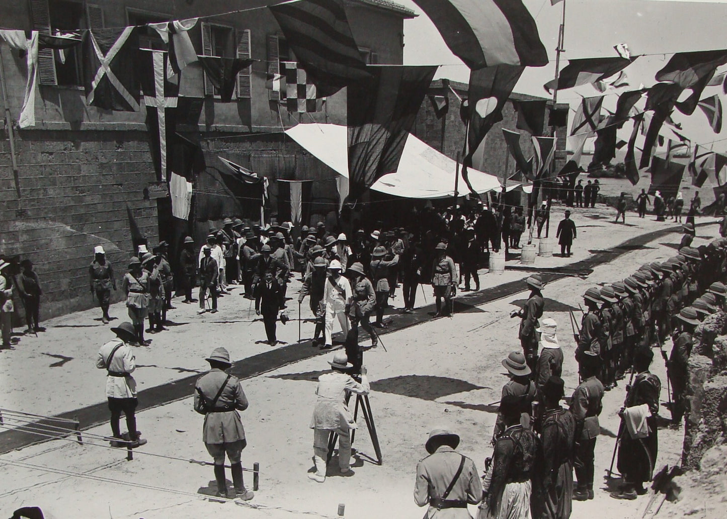 Photo Print Palestine MATSON , 1920 Israel Herbert Samuel Jaffa Tel Aviv