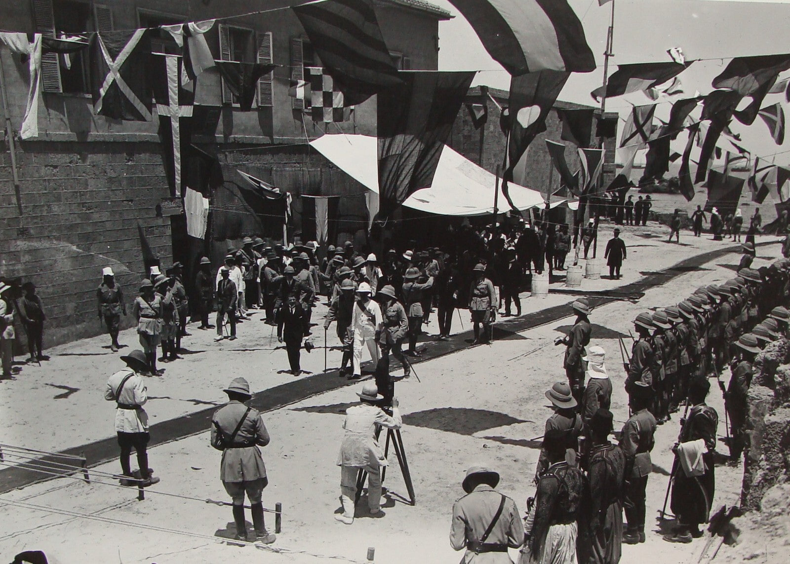 Photo Print Palestine MATSON , 1920 Israel Herbert Samuel Jaffa Tel Aviv