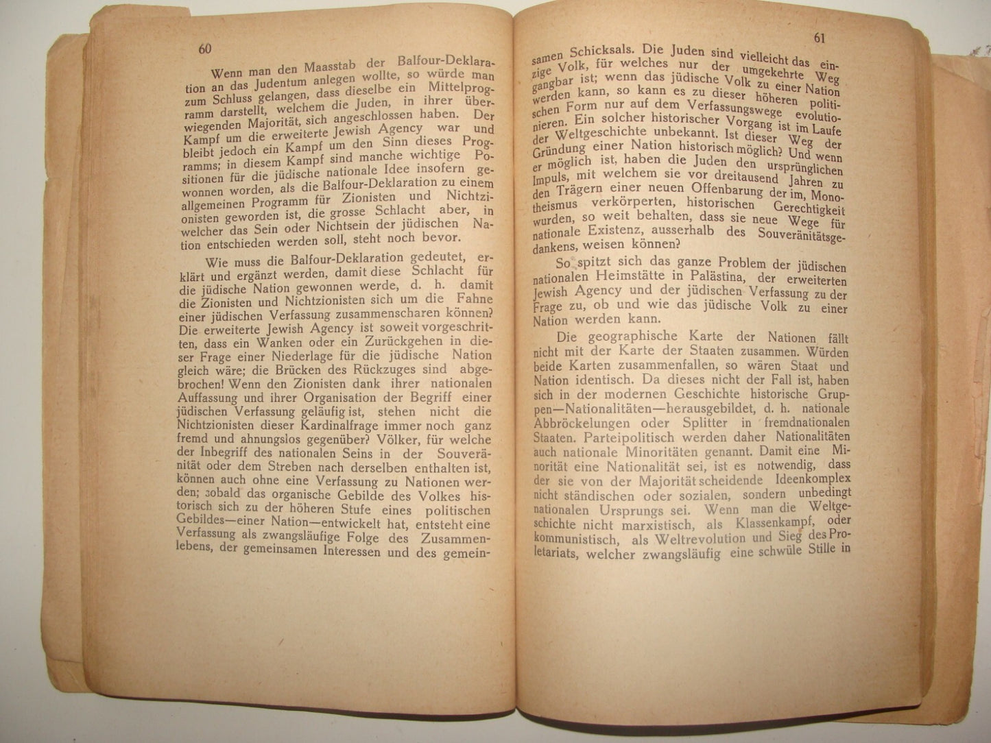 Booklet Palestine RARE Jewish Judaica 1928 Kaunas Future Zionist Congress German