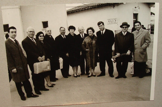 Photo Jewish 1950s? CYPRUS Airport Israel Israeli ELAL EL AL Airlines Judaica