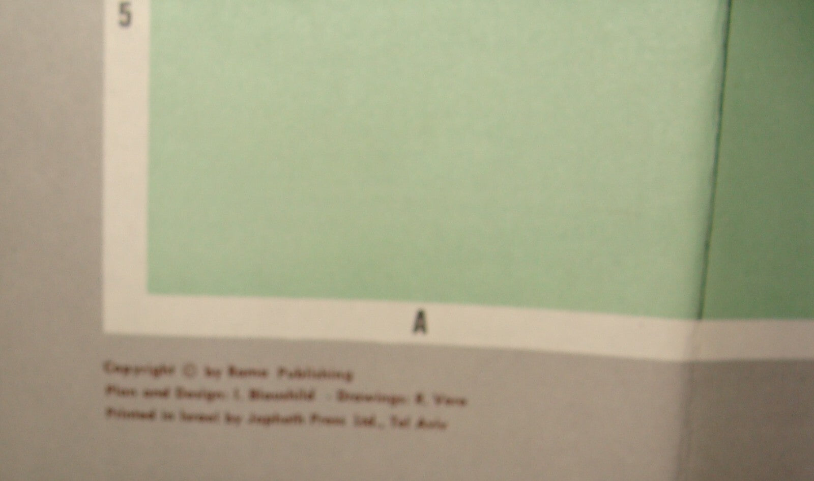 Map Palestine Vintage Israel West Bank BETHLEHEM Pictorial Brochure Guide