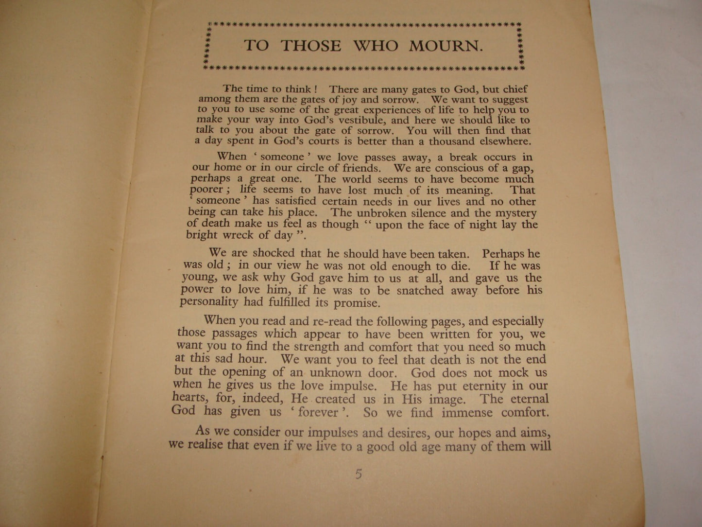 Book Jewish Judaica A Little of Comfort for People in Times of Sorrow