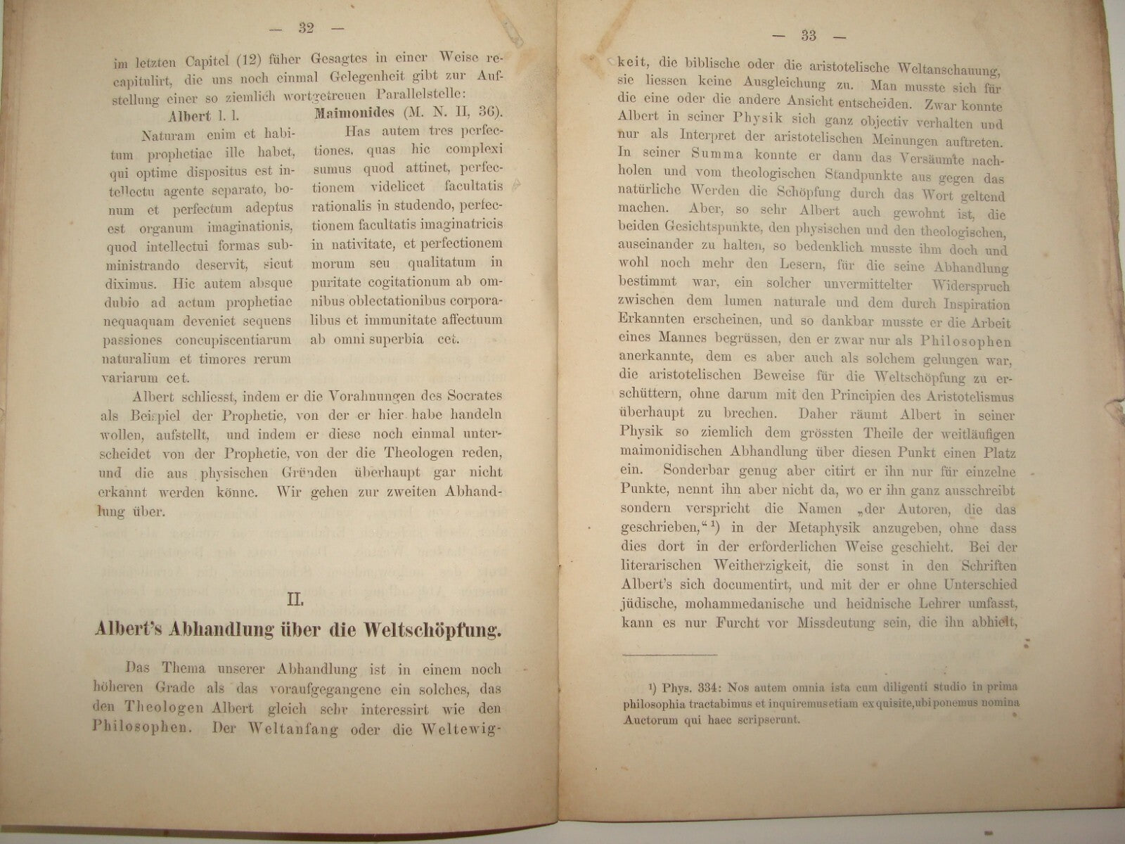 Germany Jewish Judaica Antique 1876 German   Breslau Rabbi MAIMONIDES Philosophy