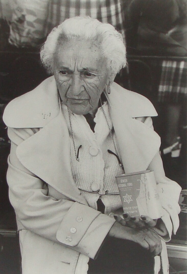 Photo Jewish National Fund Judaica Charity Box American USA Israel Collecting